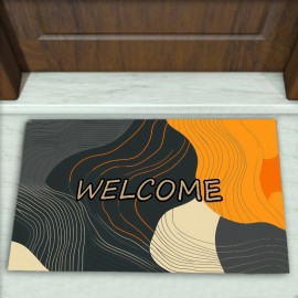 Geometrik Desenli Dekoratif Kapı Önü Paspası No: 2558