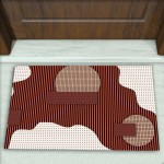 Geometrik Desenli Dekoratif Kapı Önü Paspası No: 2560