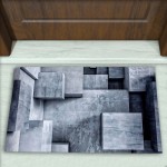 Geometrik Desenli Dekoratif Kapı Önü Paspası No: 2600