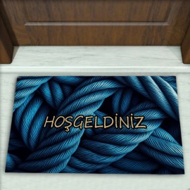 Halat Desenli Dekoratif Kapı Önü Paspası No: 2603