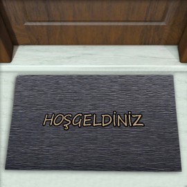 Çizgi Desenli Dekoratif Kapı Önü Paspası No: 2616