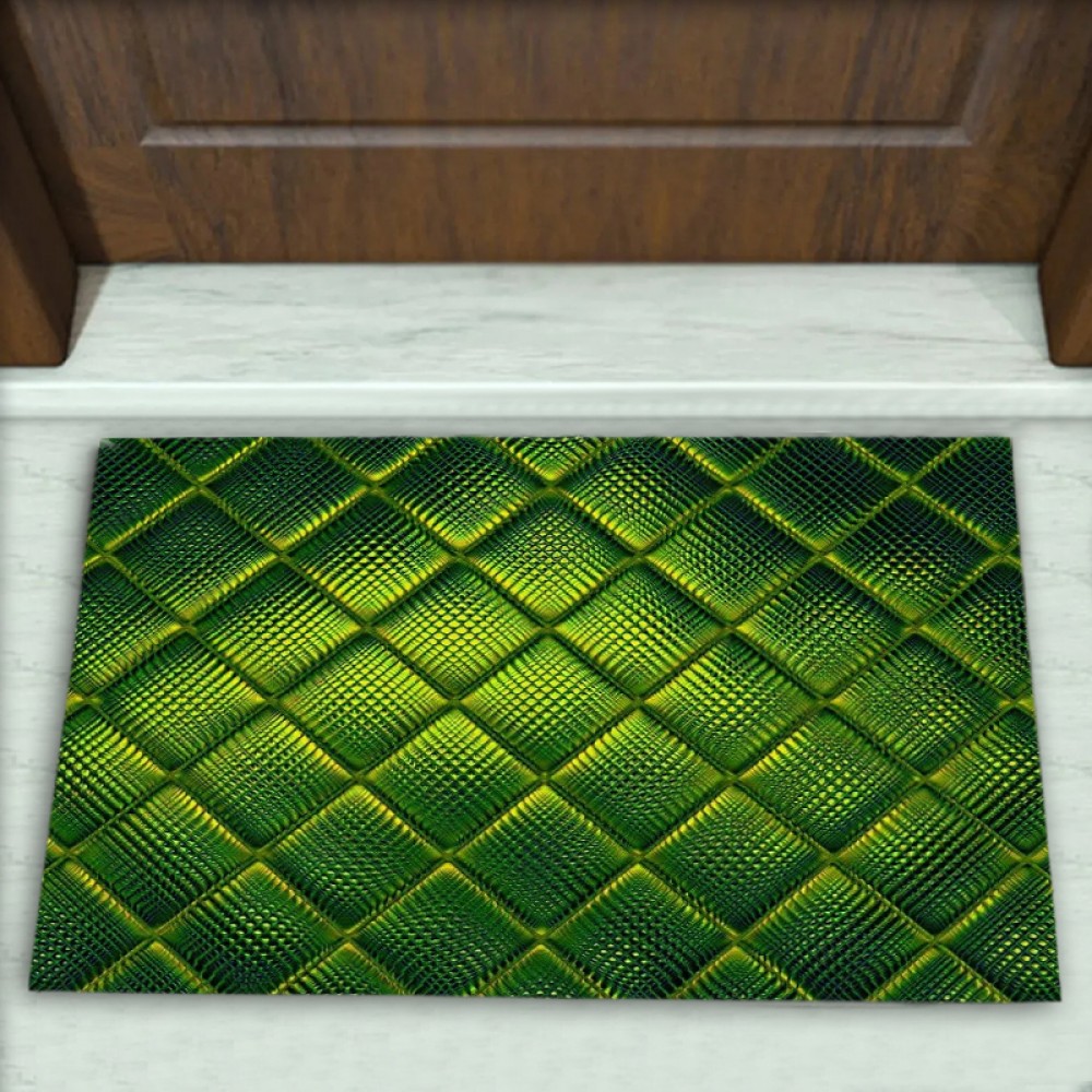 Geometrik Desenli Dekoratif Kapı Önü Paspası No: 2626