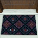 Geometrik Desenli Dekoratif Kapı Önü Paspası No: 2631
