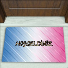 Geometrik Desenli Dekoratif Kapı Önü Paspası No: 2649