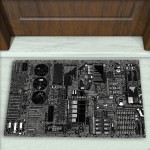 Modern Desenli Dekoratif Kapı Önü Paspası No: 2652