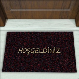 Modern Desenli Dekoratif Kapı Önü Paspası No: 2666