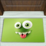 Emoji Desenli Dekoratif Kapı Önü Paspası No: 2671
