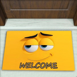 Emoji Desenli Dekoratif Kapı Önü Paspası No: 2676