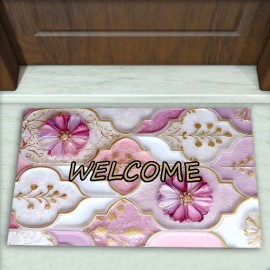 Geometrik Desenli Dekoratif Kapı Önü Paspası No: 2699