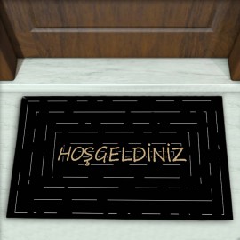 Geometrik Desenli Dekoratif Kapı Önü Paspası No: 2710