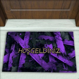 Geometrik Desenli Dekoratif Kapı Önü Paspası No: 2723