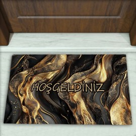 Modern Desenli Dekoratif Kapı Önü Paspası No: 2745
