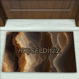Modern Desenli Dekoratif Kapı Önü Paspası No: 2756
