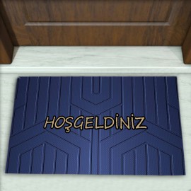 Geometrik Desenli Dekoratif Kapı Önü Paspası No: 2759
