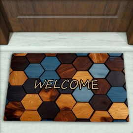Geometrik Desenli Dekoratif Kapı Önü Paspası No: 2771