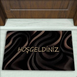Geometrik Desenli Dekoratif Kapı Önü Paspası No: 2815