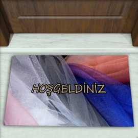 Modern Desenli Dekoratif Kapı Önü Paspası No: 2824