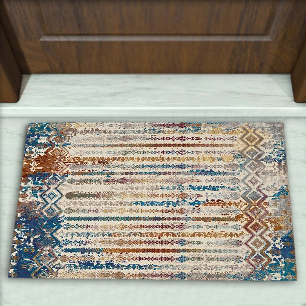 Kilim Desenli Dekoratif Kapı Önü Paspası No: 2838