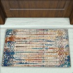 Kilim Desenli Dekoratif Kapı Önü Paspası No: 2838