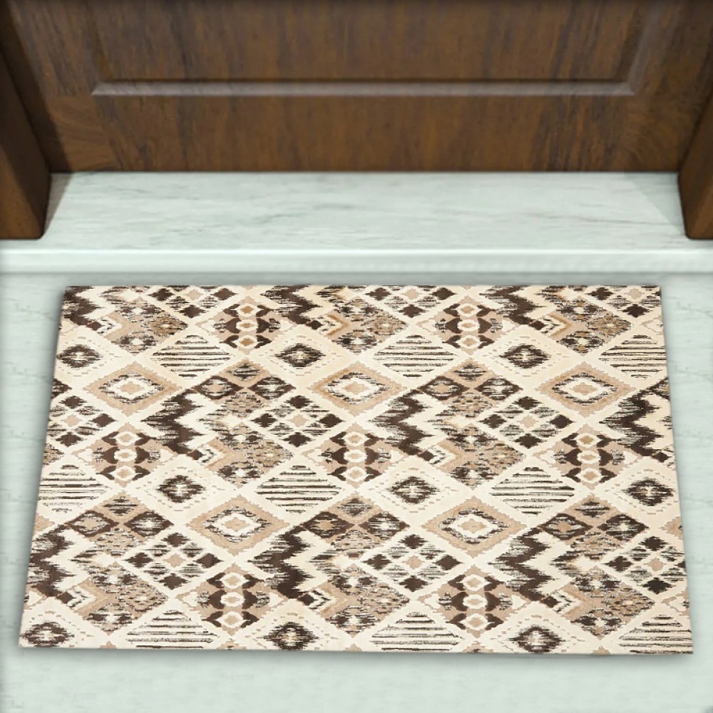 Kilim Desenli Dekoratif Kapı Önü Paspası No: 2849