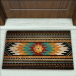 Kilim Desenli Dekoratif Kapı Önü Paspası No: 2884