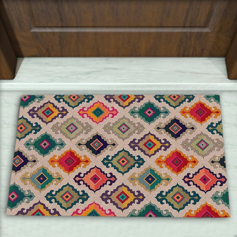 Kilim Desenli Dekoratif Kapı Önü Paspası No: 2886