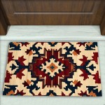 Kilim Desenli Dekoratif Kapı Önü Paspası No: 2887