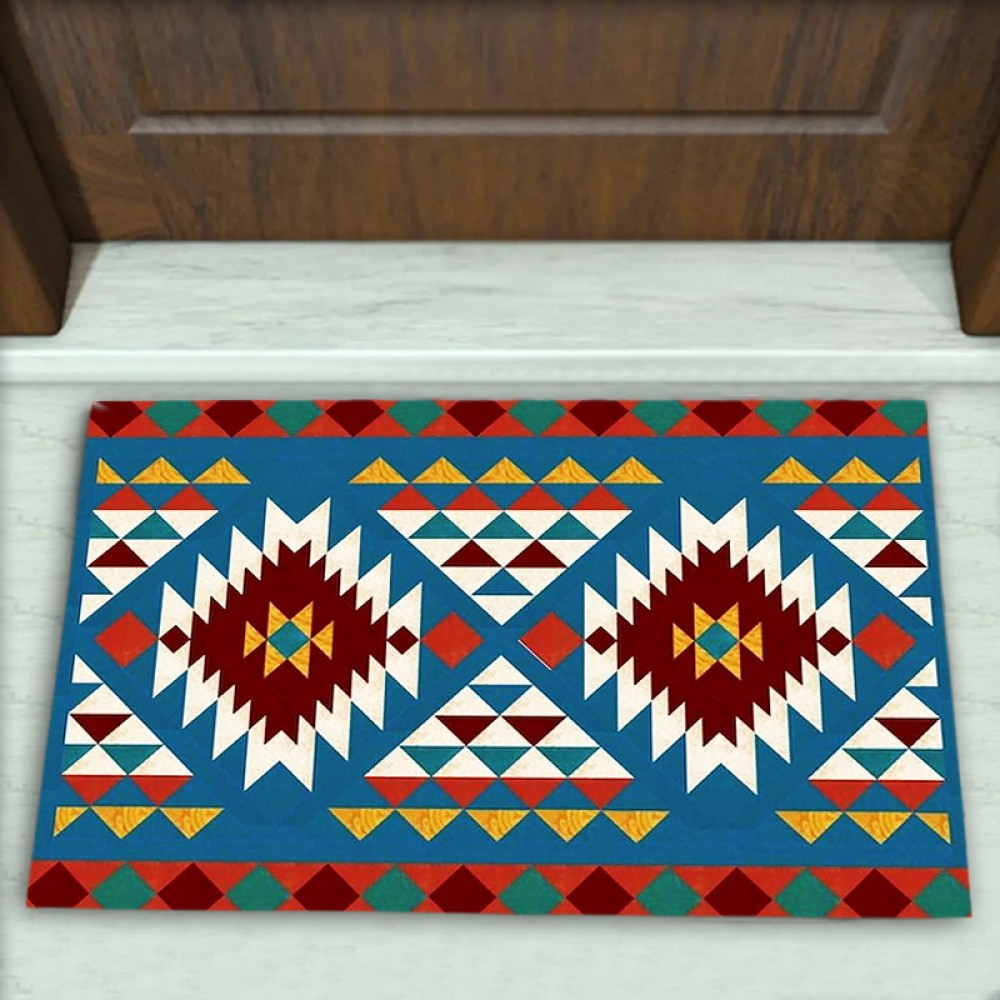 Kilim Desenli Dekoratif Kapı Önü Paspası No: 2888