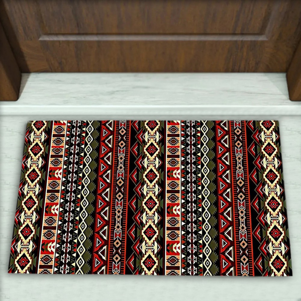 Kilim Desenli Dekoratif Kapı Önü Paspası No: 2891