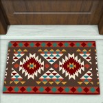Kilim Desenli Dekoratif Kapı Önü Paspası No: 2893