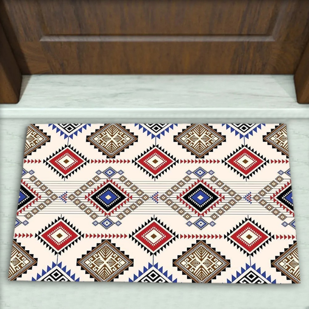 Kilim Desenli Dekoratif Kapı Önü Paspası No: 2894