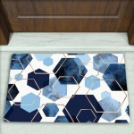 Geometrik Desenli Dekoratif Kapı Önü Paspası No: 2937