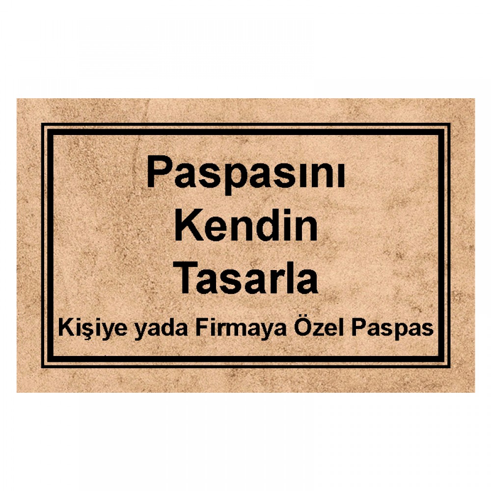 Kişiye & Firmaya Özel Paspas No: 1001